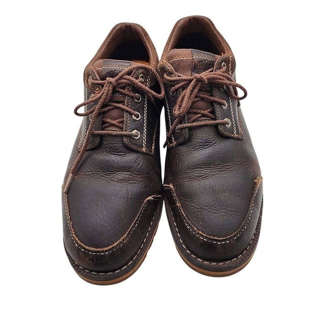 Timberland EarthKeepers Larchmont Oxfords Mens Size 9W Brown Leather - Picture 3 of 10